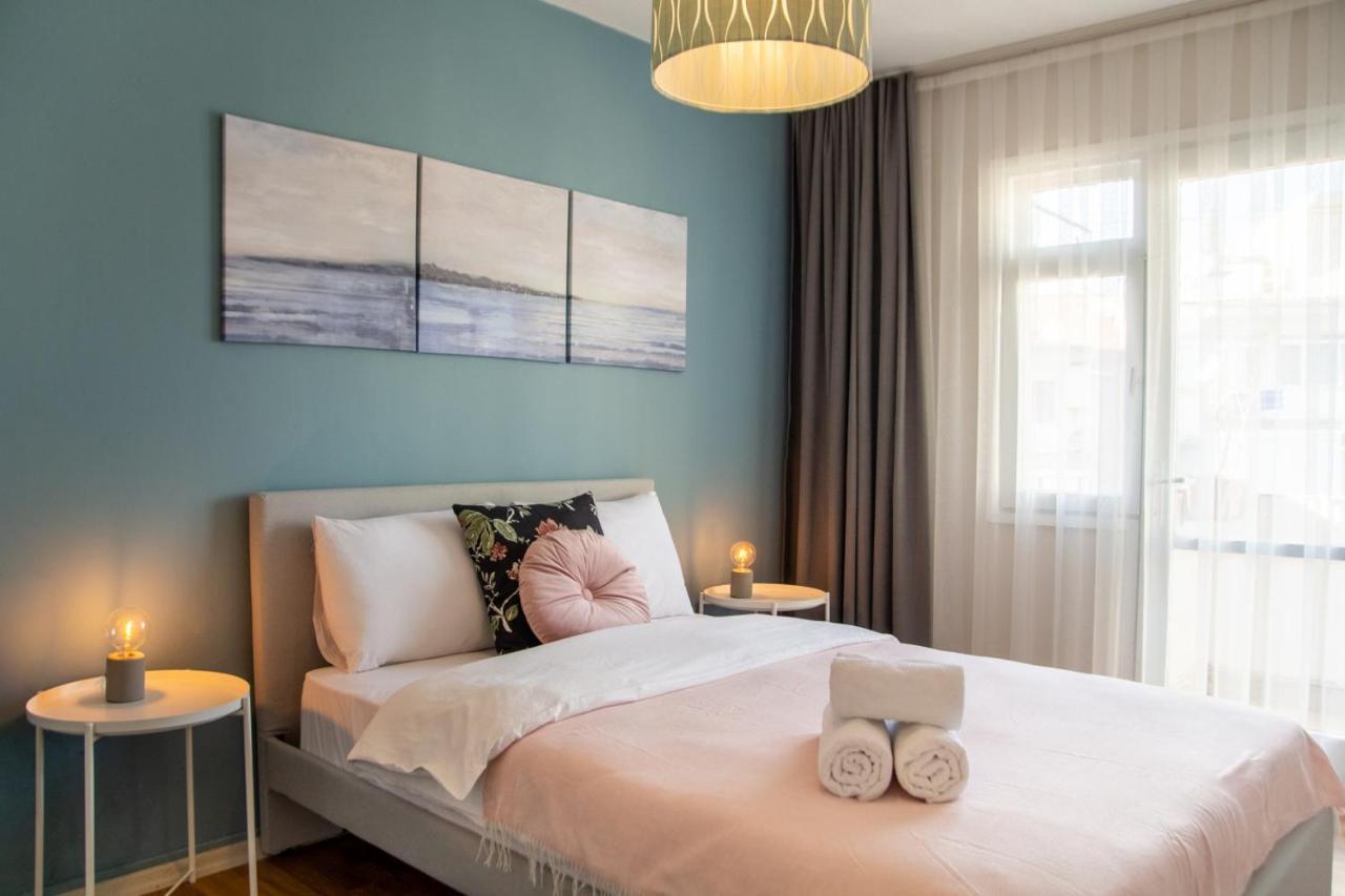 Апартаменты Flat With Sea View Near Karsiyaka Coast Измир Экстерьер фото